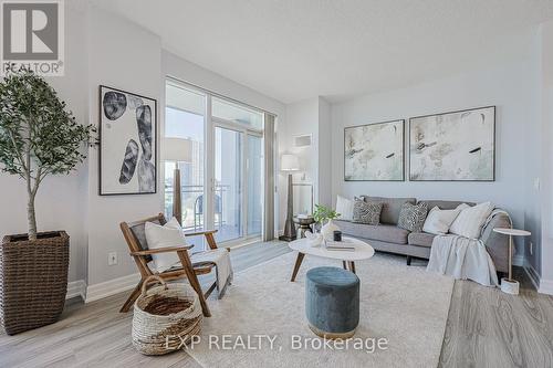 1101 - 58 Marine Parade Drive, Toronto, ON - Indoor Photo Showing Living Room