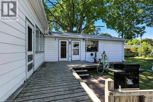 Back of home with Deck - 92 Francis Street, Cambridge, ON - Outdoor With Exterior