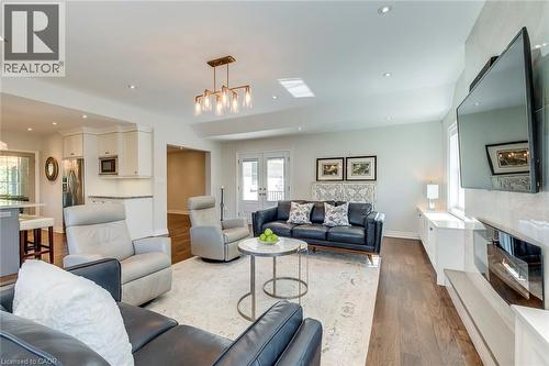 4306 Lakeshore Road, Burlington, ON - Indoor Photo Showing Living Room With Fireplace