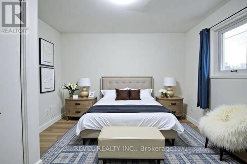 Virtually staged primary bed - 44 Parkside Drive, Barrie, ON 