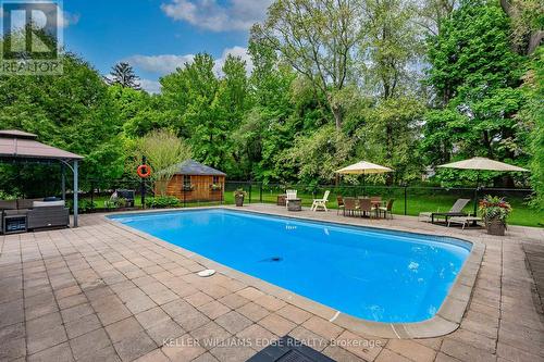 1589 Crediton Parkway, Mississauga, ON - Outdoor With In Ground Pool With Backyard