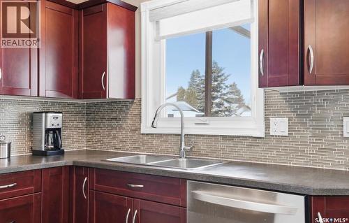 403 Bronson Crescent, Saskatoon, SK - Indoor Photo Showing Kitchen With Double Sink