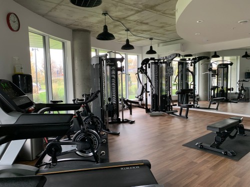 Salle d'exercice - 105-4 Av. Donegani, Pointe-Claire, QC - Indoor Photo Showing Gym Room