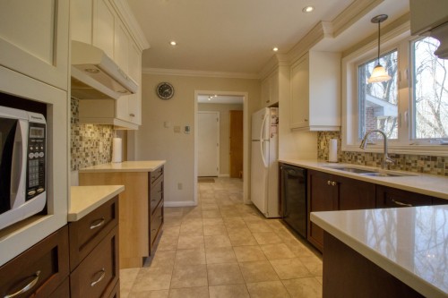 Cuisine - 6 Rue Edward, Ormstown, QC - Indoor Photo Showing Kitchen With Double Sink
