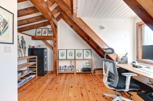 Mezzanine - 70 Ch. Schoolcraft, Potton, QC - Indoor Photo Showing Office