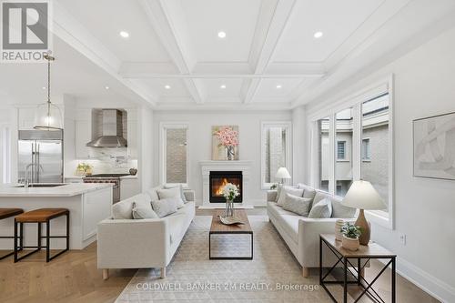 9414 Bayview Avenue, Richmond Hill (Observatory), ON - Indoor Photo Showing Living Room With Fireplace