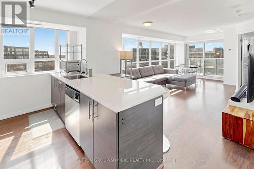 Gourmet Kitchen features Stone Countertops - #710 - 125 Western Battery Road, Toronto, ON - Indoor