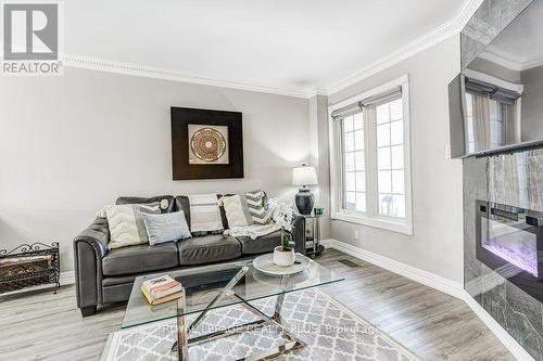 6422 Sapling Trail, Mississauga, ON - Indoor Photo Showing Living Room With Fireplace