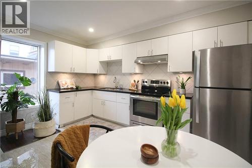 153 Wellington Street N, Hamilton, ON - Indoor Photo Showing Kitchen With Stainless Steel Kitchen With Upgraded Kitchen