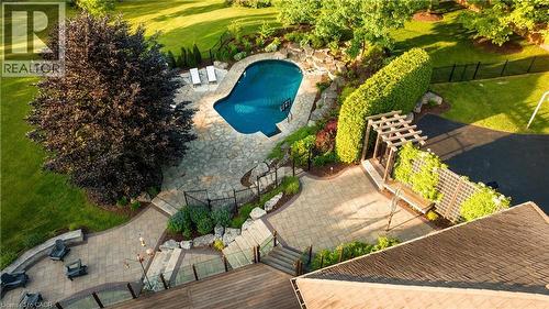 18 Fox Run Drive, Puslinch, ON - Outdoor With In Ground Pool With Deck Patio Veranda