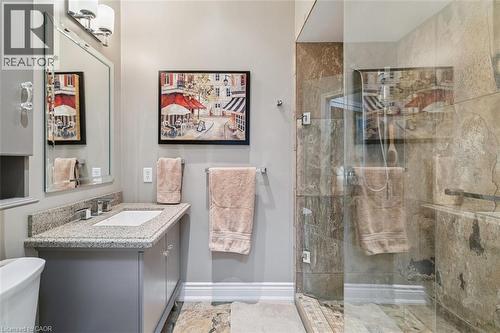 Heated Floors! - 1019 North Shore Boulevard E Unit# 3, Burlington, ON - Indoor Photo Showing Bathroom