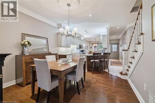 Beautiful Hardwood Floors! - 1019 North Shore Boulevard E Unit# 3, Burlington, ON - Indoor Photo Showing Dining Room