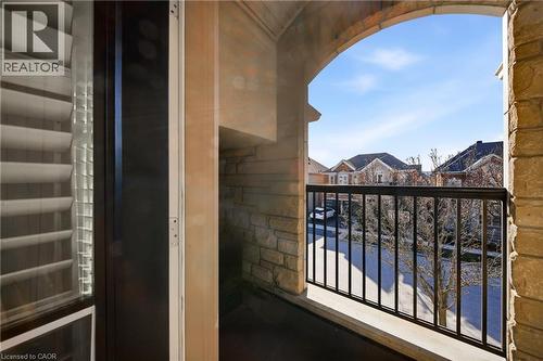 View of balcony - 4670 Bracknell Road, Burlington, ON - Outdoor With Balcony With Exterior
