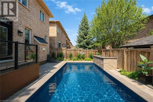 4670 Bracknell Road, Burlington, ON - Outdoor With In Ground Pool With Deck Patio Veranda