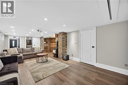 108 Owen Street, Barrie, ON - Indoor Photo Showing Living Room With Fireplace