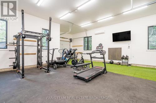 4 Sycamore Circle, Springwater, ON - Indoor Photo Showing Gym Room