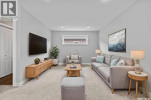4810 Green Brooks Way E, Regina, SK - Indoor Photo Showing Living Room