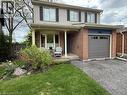 Welcoming front entry featuring brick siding, and inviting covered front porch - 3200 Greenbough Crescent, Burlington, ON  - Outdoor With Deck Patio Veranda 