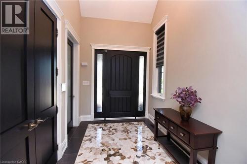 Entryway with dark tile patterned flooring and baseboards - 68 Mountain Brow Boulevard, Hamilton, ON -  Photo Showing Other Room