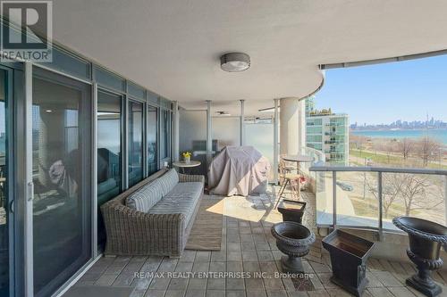 416 - 2095 Lake Shore Boulevard W, Toronto, ON - Outdoor With Balcony With Exterior