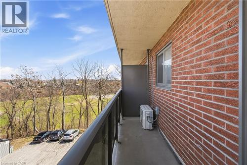 View of balcony - 2373 E King Street E Unit# 45, Hamilton, ON - Outdoor With Balcony With Exterior