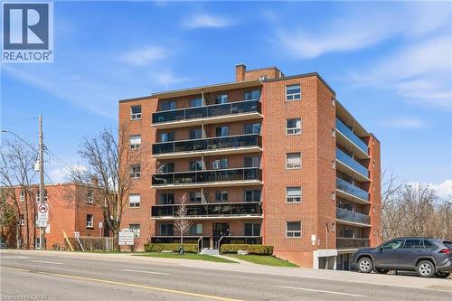 View of condominium building / complex - 2373 E King Street E Unit# 45, Hamilton, ON - Outdoor With Balcony With Facade