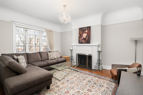 Salon - 506 Av. Prince-Albert, Westmount, QC - Indoor Photo Showing Living Room With Fireplace