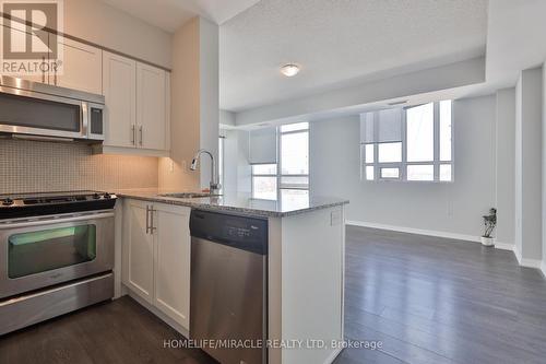 2815 - 125 Western Battery Road, Toronto, ON - Indoor Photo Showing Kitchen With Stainless Steel Kitchen With Upgraded Kitchen