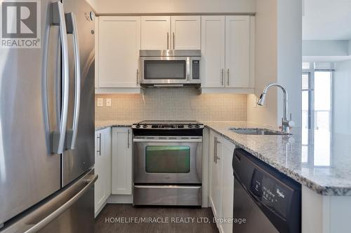 2815 - 125 Western Battery Road, Toronto, ON - Indoor Photo Showing Kitchen With Stainless Steel Kitchen With Upgraded Kitchen