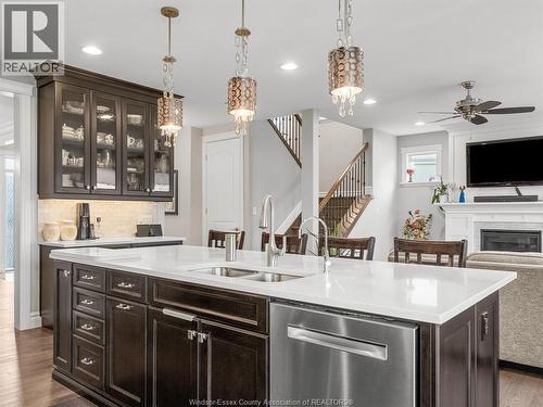 65 Augustus, Lasalle, ON - Indoor Photo Showing Kitchen With Double Sink
