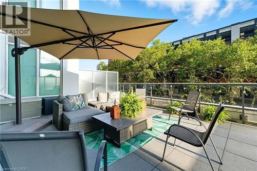 Personal 620 sq ft Terrace - 212 King William Street Unit# 311, Hamilton, ON - Outdoor With Exterior