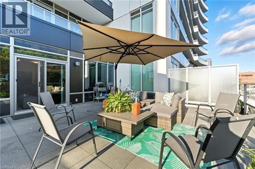 Personal 620 sq ft Terrace - 212 King William Street Unit# 311, Hamilton, ON - Outdoor With Exterior