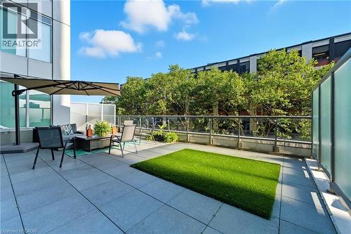 Personal 620 sq ft Terrace - 212 King William Street Unit# 311, Hamilton, ON - Outdoor