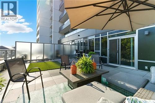 Personal 620 sq ft Terrace - 212 King William Street Unit# 311, Hamilton, ON - Outdoor With Exterior