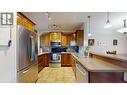 218 Glen Park Drive Unit# 21, Kelowna, BC  - Indoor Photo Showing Kitchen With Double Sink 