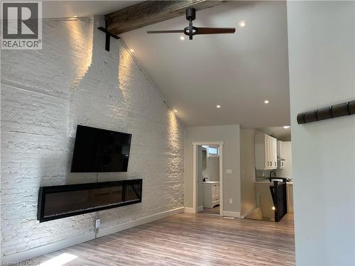 432 Bay Street N, Hamilton, ON - Indoor Photo Showing Living Room With Fireplace