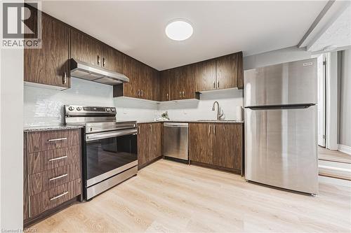 24 Rowanwood Street, Hamilton, ON - Indoor Photo Showing Kitchen With Stainless Steel Kitchen