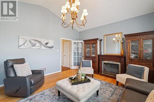 641 Symons Cross, Milton, ON - Indoor Photo Showing Living Room With Fireplace
