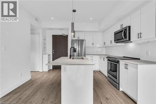 16 Markle Crescent Unit# 508, Ancaster, ON - Indoor Photo Showing Kitchen With Stainless Steel Kitchen With Double Sink With Upgraded Kitchen