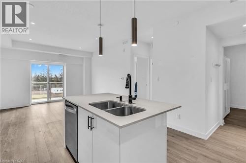 16 Markle Crescent Unit# 508, Ancaster, ON - Indoor Photo Showing Kitchen With Double Sink