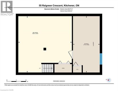 View of home floor plan - 55 Ralgreen Crescent, Kitchener, ON - Other