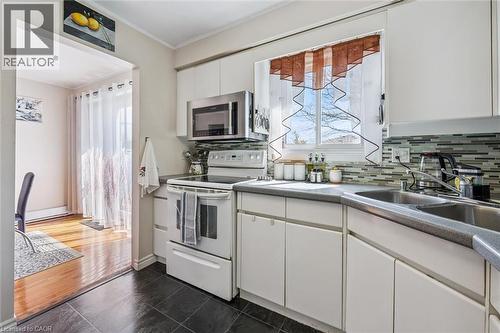 55 Ralgreen Crescent, Kitchener, ON - Indoor Photo Showing Kitchen With Double Sink