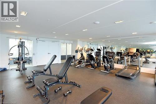 16 Concord Place Unit# 145, Grimsby, ON - Indoor Photo Showing Gym Room