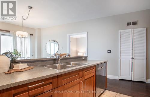 905 - 44 Bond Street W, Oshawa (O'Neill), ON - Indoor Photo Showing Kitchen With Double Sink