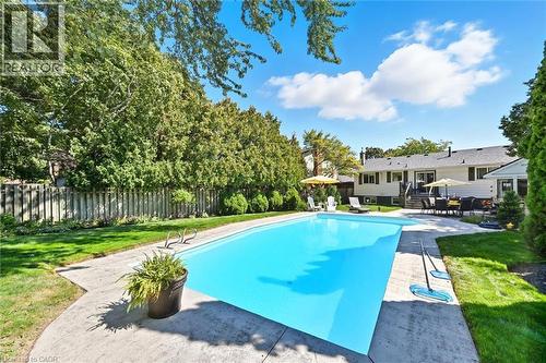 3299 Spruce Avenue, Burlington, ON - Outdoor With In Ground Pool