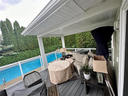 9 Waterloo Crescent, Brandon, MB - Outdoor With In Ground Pool With Deck Patio Veranda With Exterior