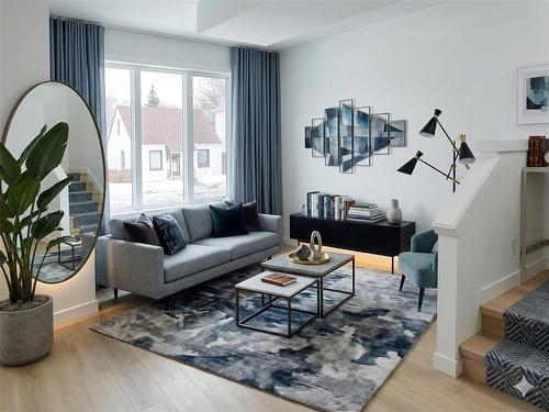 643 Moncton Avenue, Winnipeg, MB - Indoor Photo Showing Living Room
