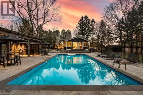 1189 Britannia Road, Burlington, ON - Outdoor With In Ground Pool