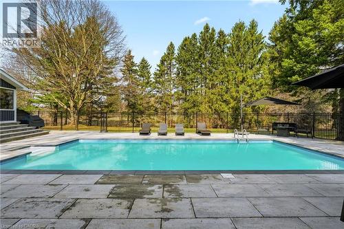 1189 Britannia Road, Burlington, ON - Outdoor With In Ground Pool With Backyard