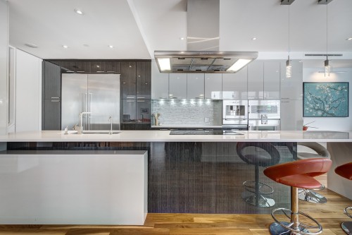 Kitchen - Ph-D-1200 Boul. De Maisonneuve O., Montréal (Ville-Marie), QC - Indoor Photo Showing Kitchen With Upgraded Kitchen